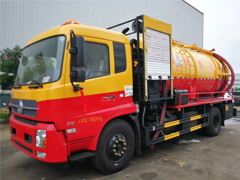 東風天錦14方清洗吸污車[帶副發(fā)動機]